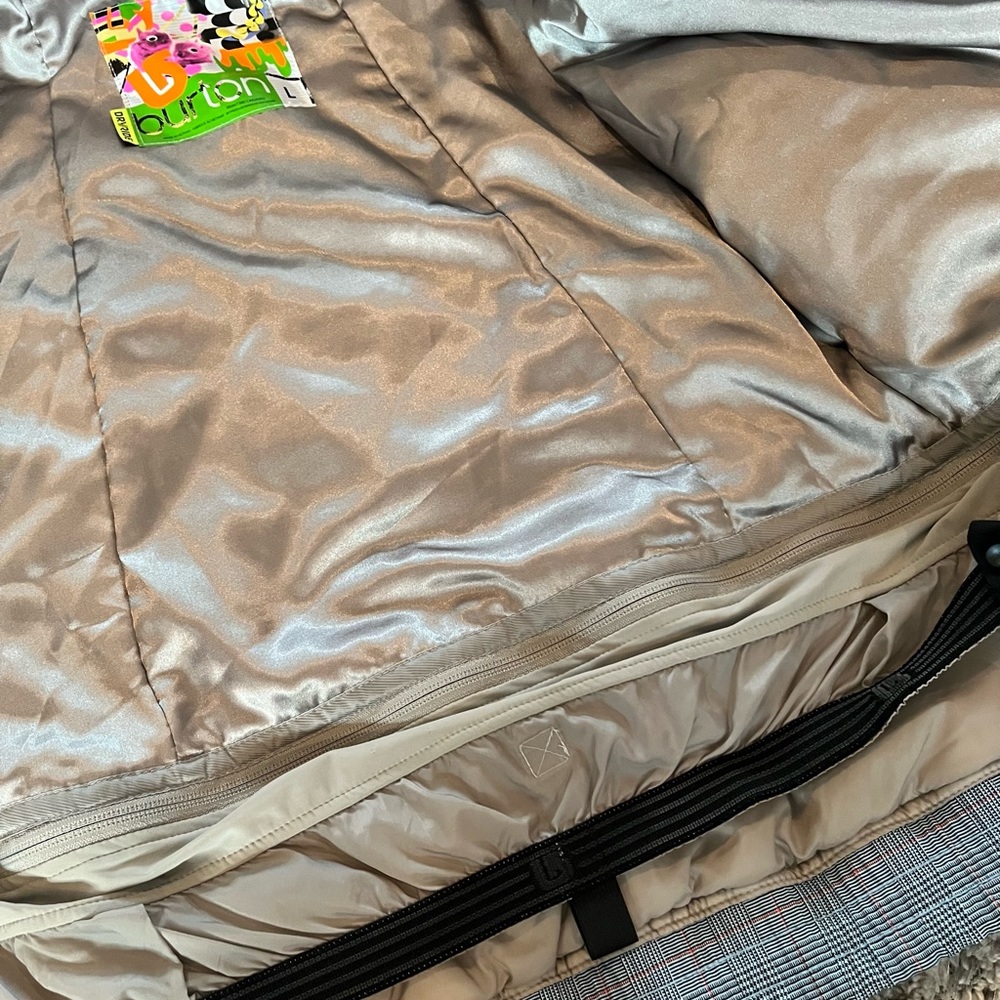 Burton Womens Large Plaid Ski Jacket - Picture 3 of 5